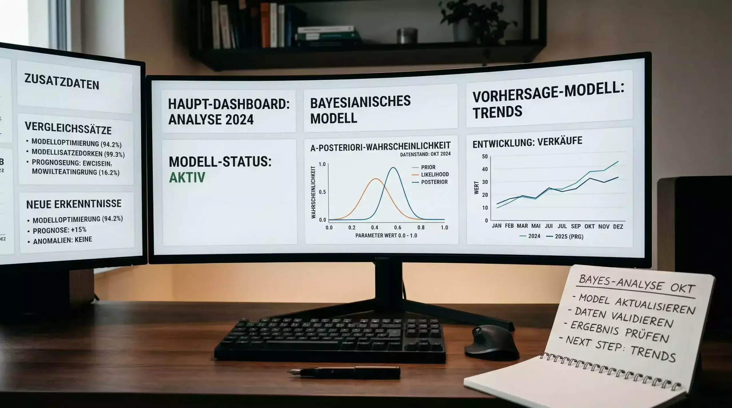 Fortgeschrittene Wahrscheinlichkeitsmodellierung mit mehreren Analysemethoden