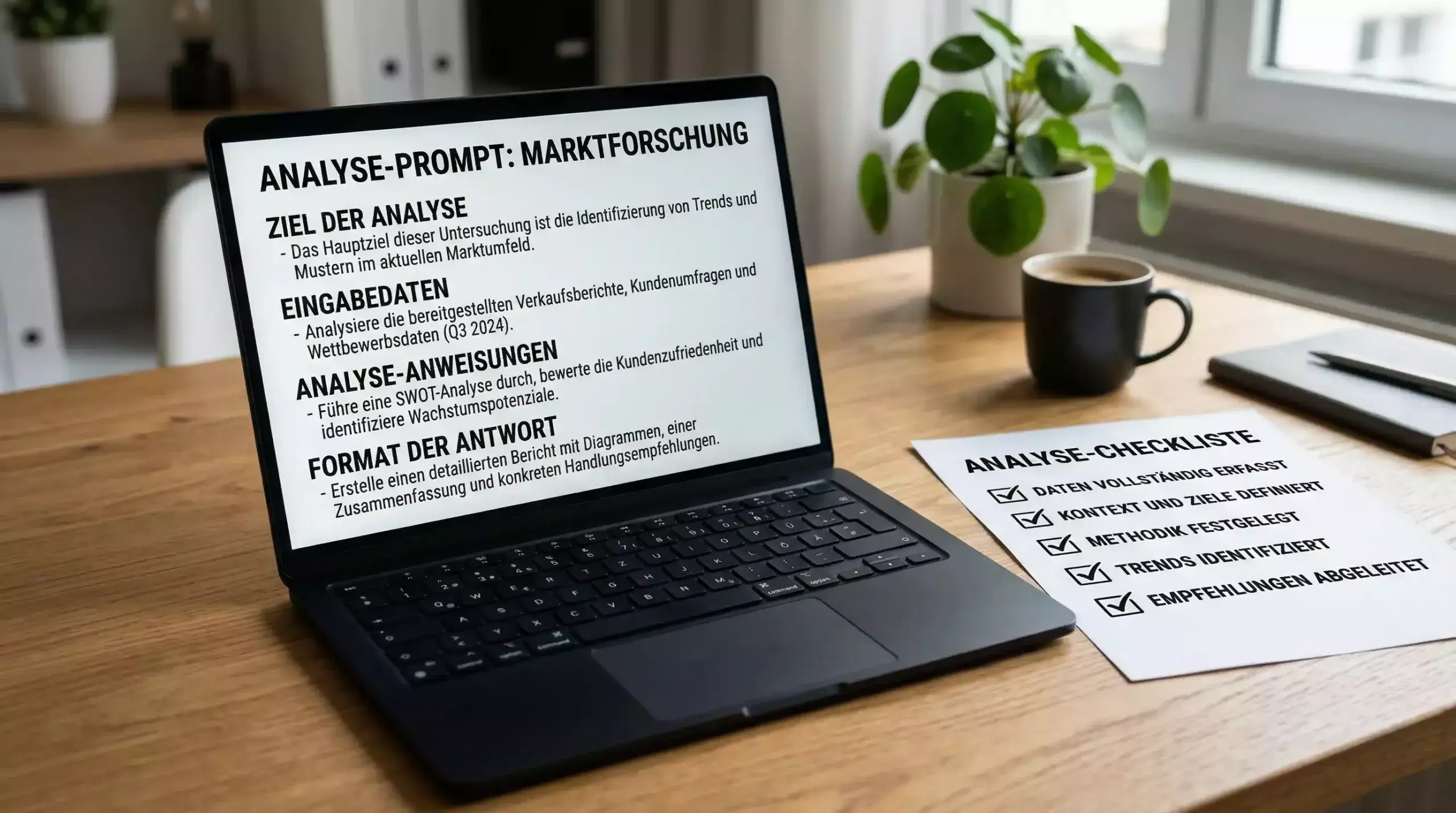 Strukturierter KI-Prompt für professionelle Wettanalyse mit allen Komponenten